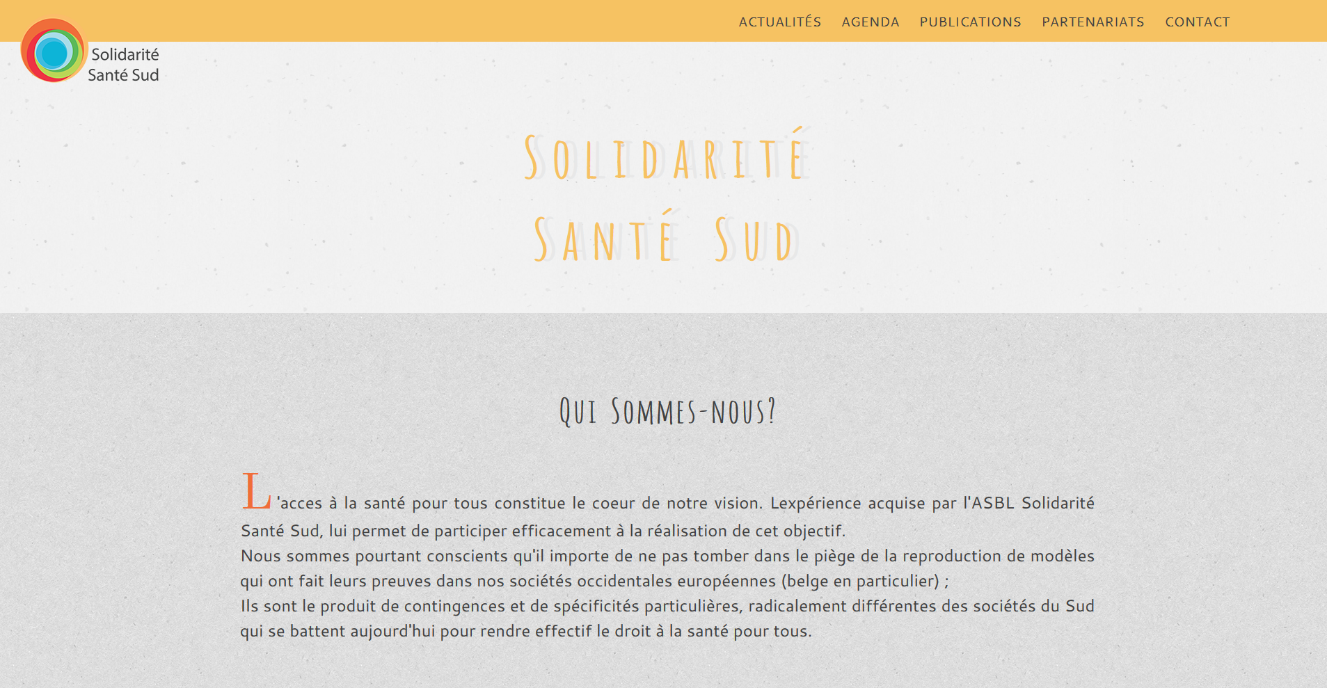 site solidarite sante sud